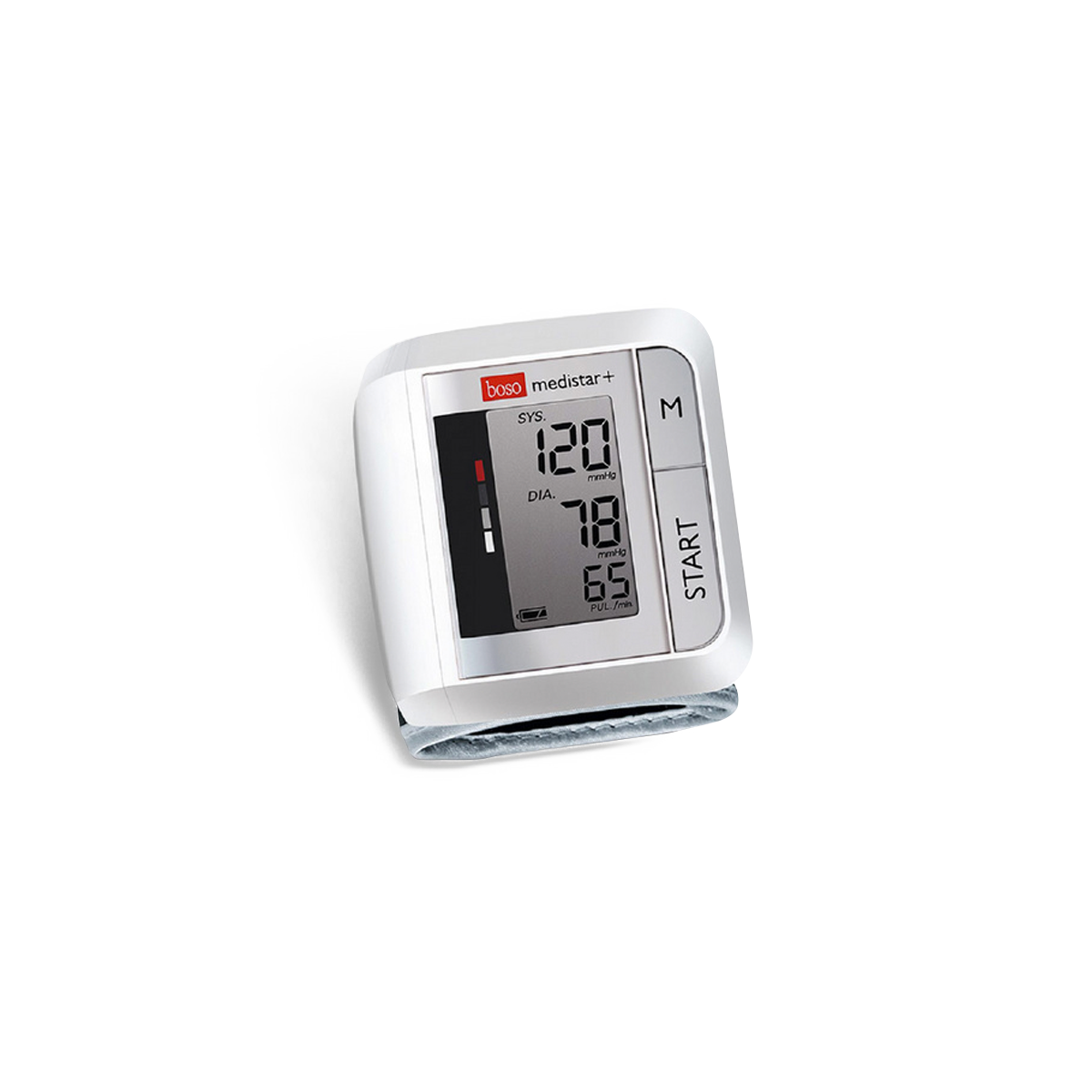 เครื่องวัดความดันโลหิตและชีพจรแบบข้อมือ รุ่น Medistar+